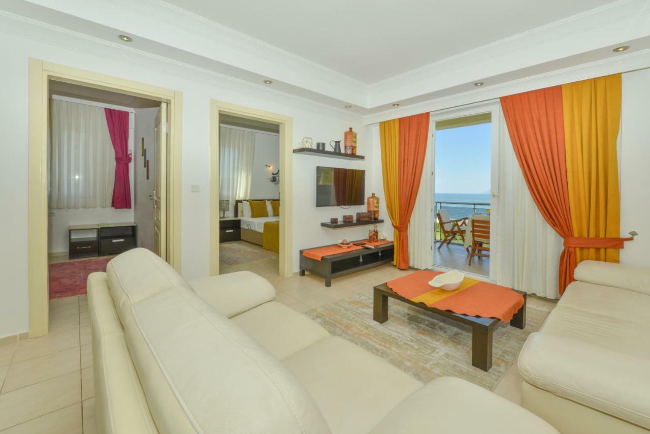 Saros Apartments Calis Beach 费特希耶 外观 照片