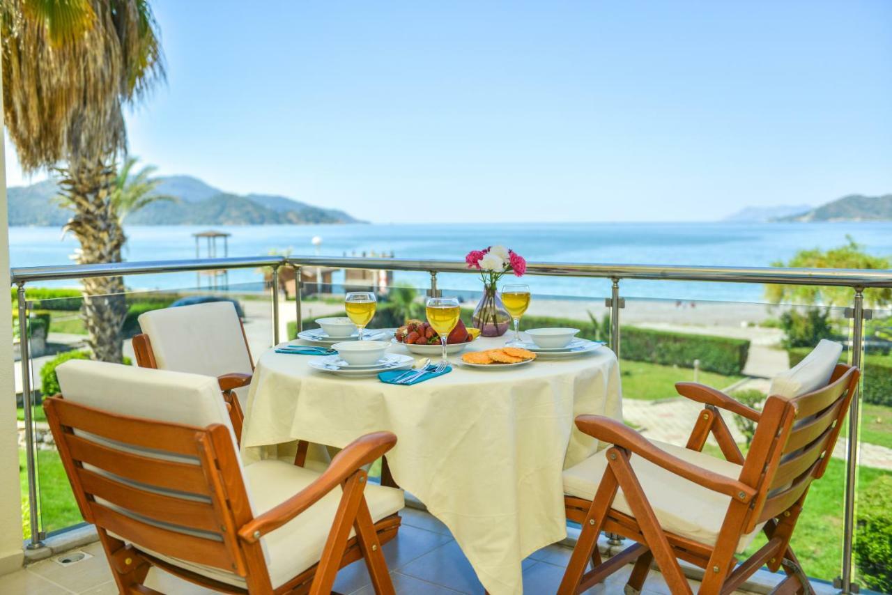 Saros Apartments Calis Beach 费特希耶 外观 照片