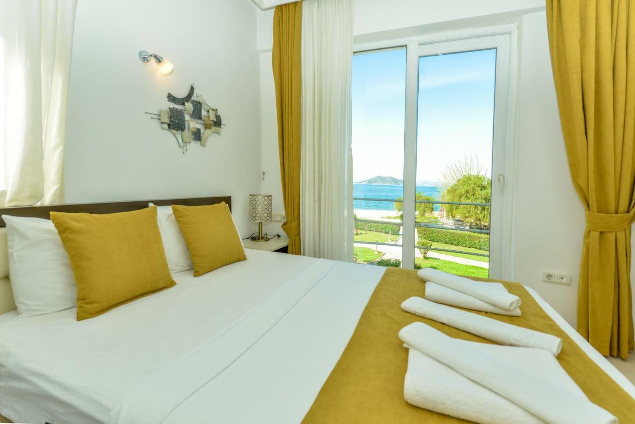 Saros Apartments Calis Beach 费特希耶 外观 照片